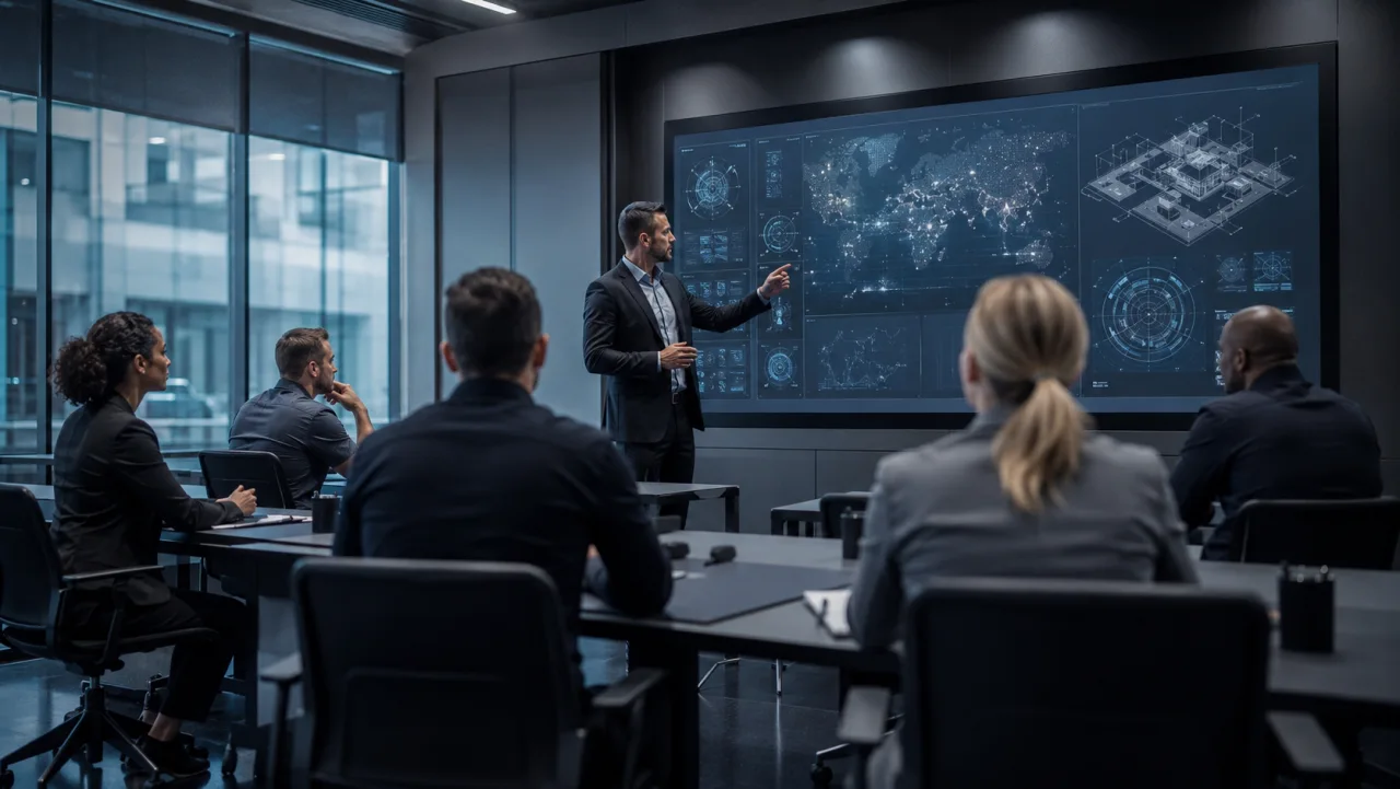 Intelligence analysis in a control center
