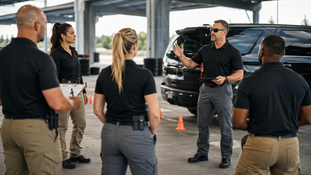 Security personnel training