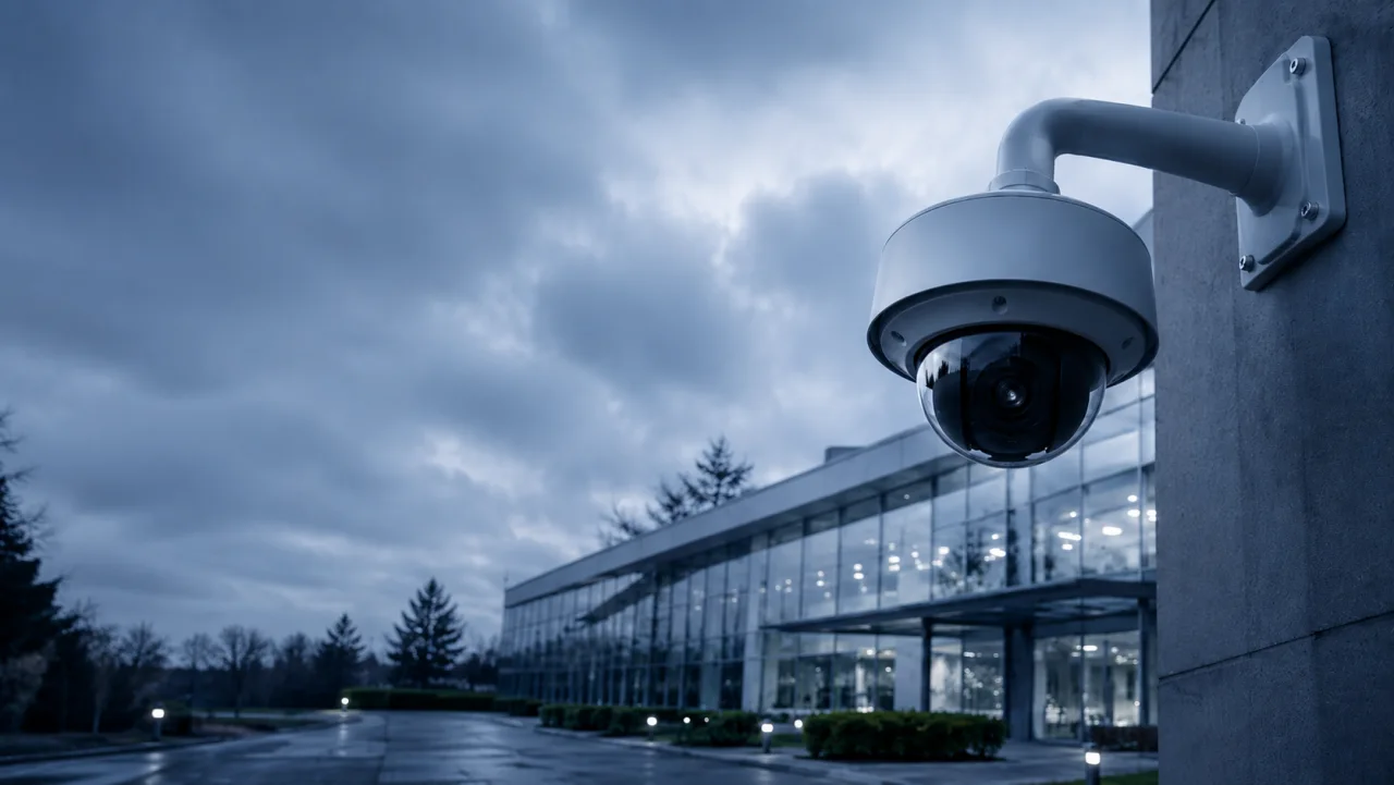 Exterior monitoring camera
